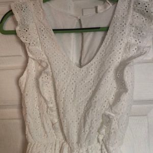 White romper
